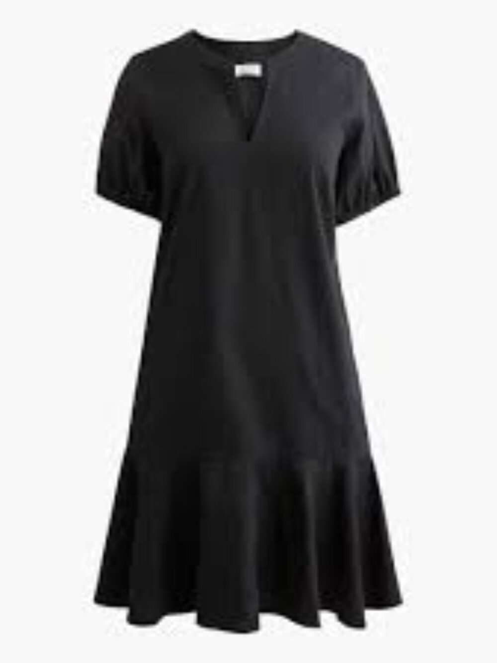 J Crew Black Cotton Mini Shirt Dress Size 6 New With Tag NWT